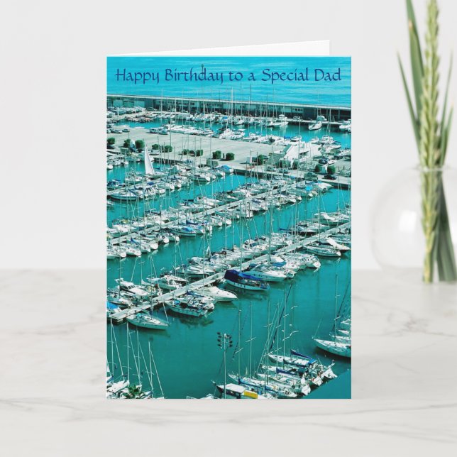 Cartão Aniversário para Pai Especial (Frente)