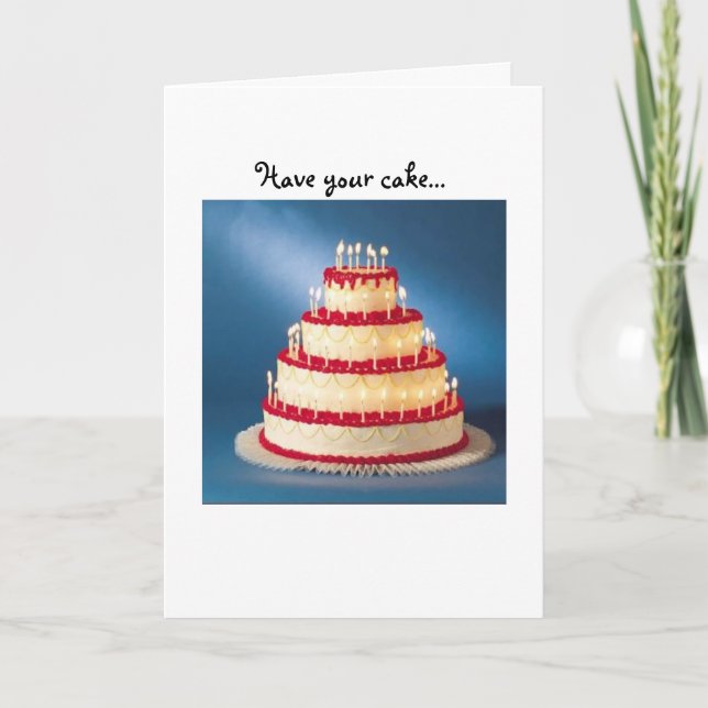 Cartão Aniversário (para qualquer pessoa) (Frente)