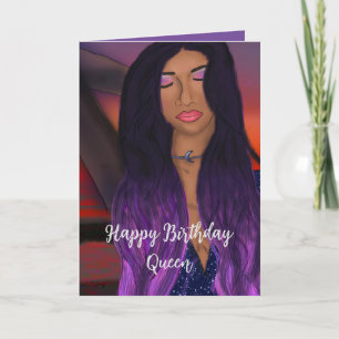 Cartão Aniversário pequeno, 4" x 5,6" Folheto de saudação