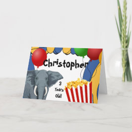 Cartão Aniversário Personalizado do Carnaval