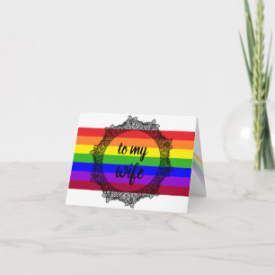 Cartão Aniversário personalizado do Rainbow LGBT