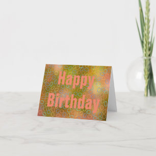 Cartão Aniversário Personalizável