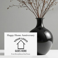 Aniversário pessoal do Logotipo Imobiliário Person
