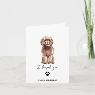 Cartão Aniversário Pets Cachorro Filhote Mãe de Cachorro