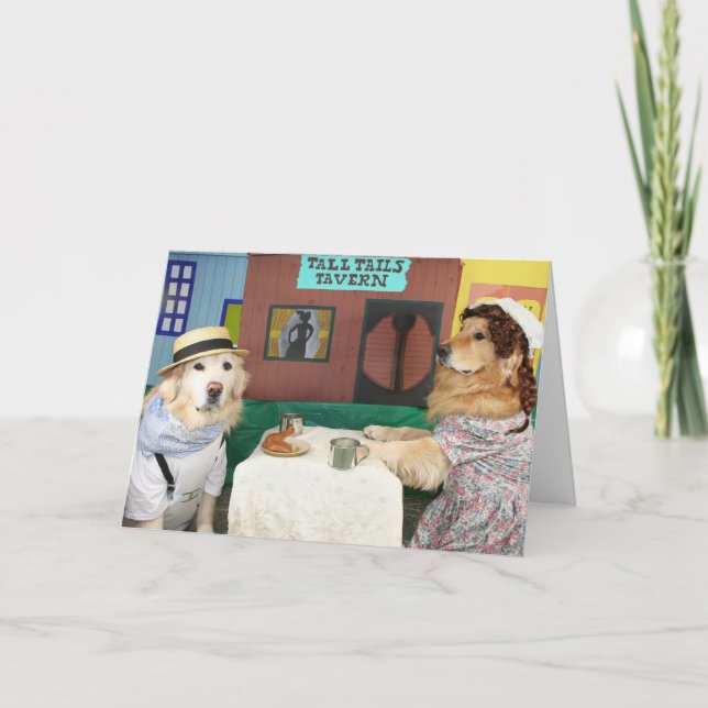 Cartão Aniversário pioneiro dourado (Frente)