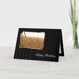 Cartão Aniversário Quente e Clássico