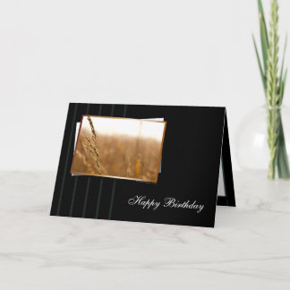 Cartão Aniversário Quente e Clássico