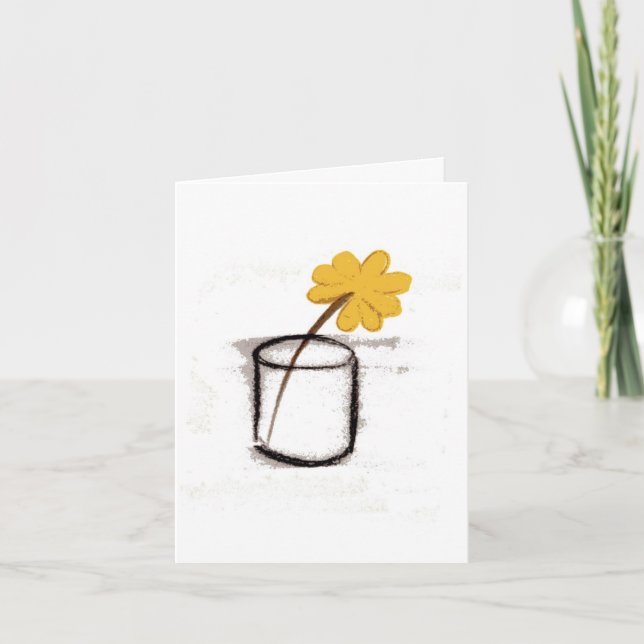 Cartão Aniversário, simpatia (Frente)