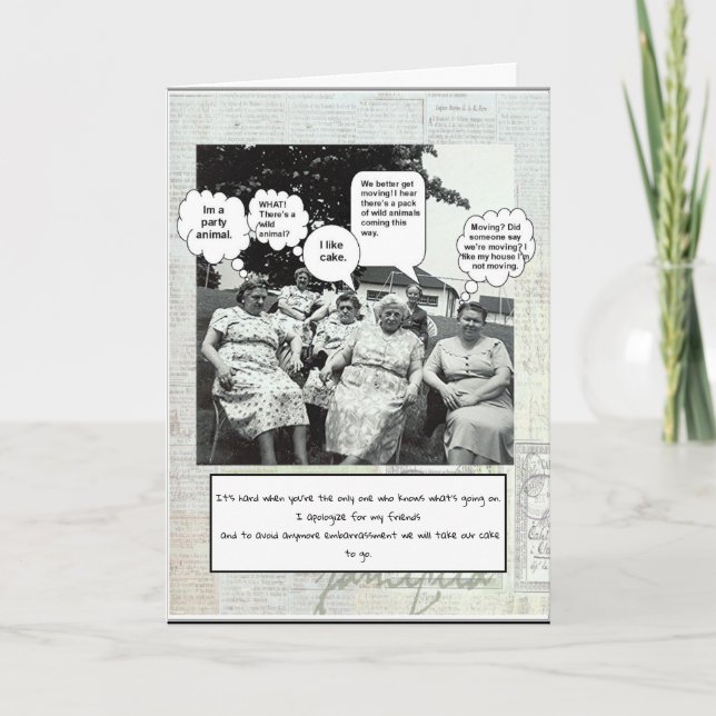 Cartão Aniversário Sobre O Morro (Frente)