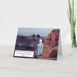 Cartão Aniversário Sobre O Morro