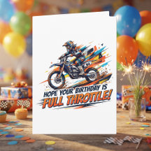 Aniversário Temático de Motocross para Ele