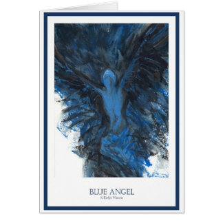 Cartão Anjo azul