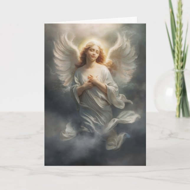 Cartão Anjo Branco (Frente)