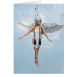 Cartão Anjo Branco