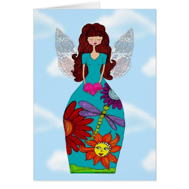 Cartão Anjo Celeste (Frente)