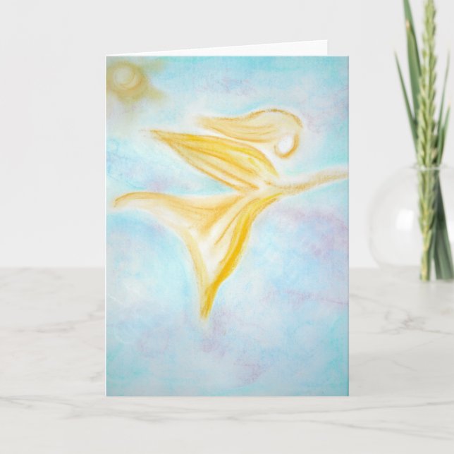 Cartão Anjo da cura (Frente)