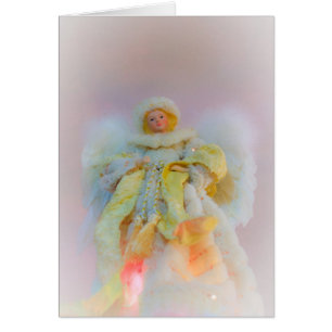 Cartão Anjo-da-guarda etéreo