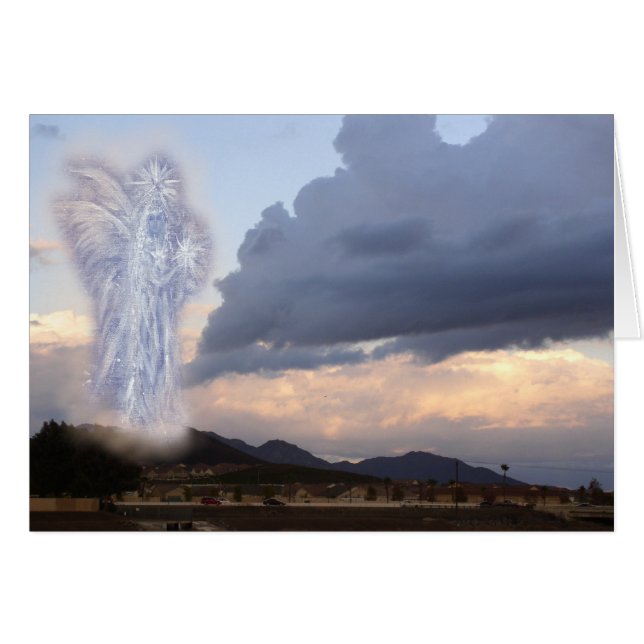 Cartão Anjo da Luz Renovado! (Frente Horizontal)