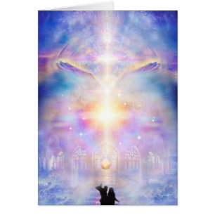 Cartão Anjo   da mesquita V050