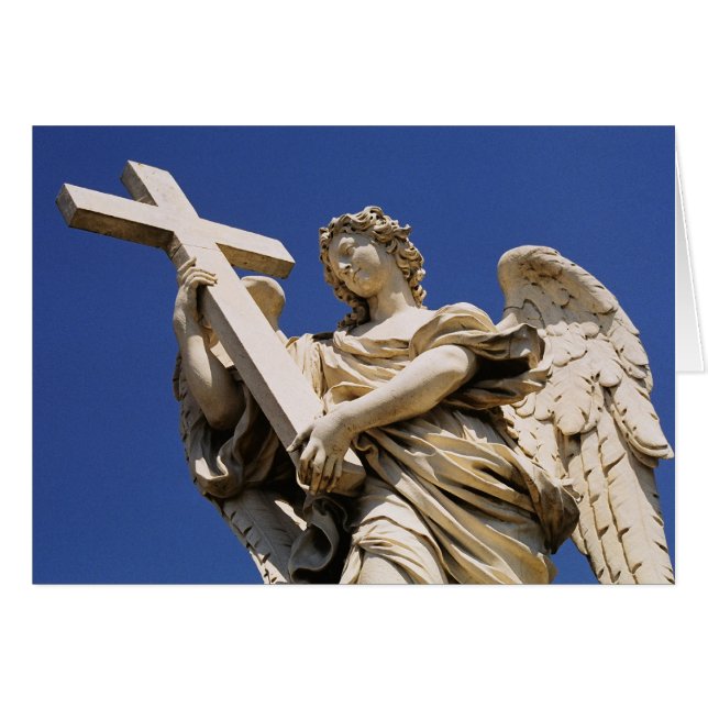 Cartão Anjo de Bernini (Frente horizontal)