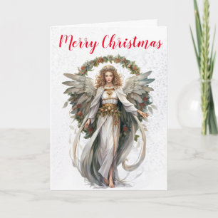 Cartão Anjo de Férias de Natal