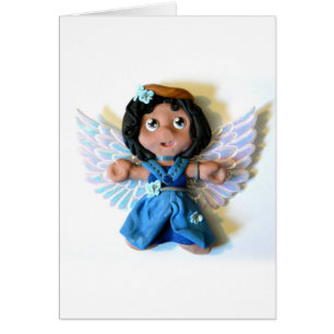 Cartão Anjo de Krystal mim
