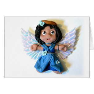Cartão Anjo de Krystal mim