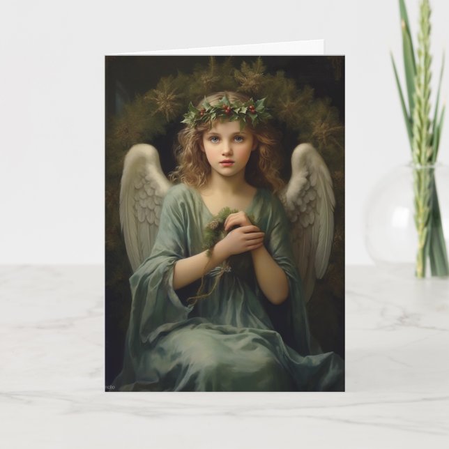 Cartão Anjo de Natal (Frente)