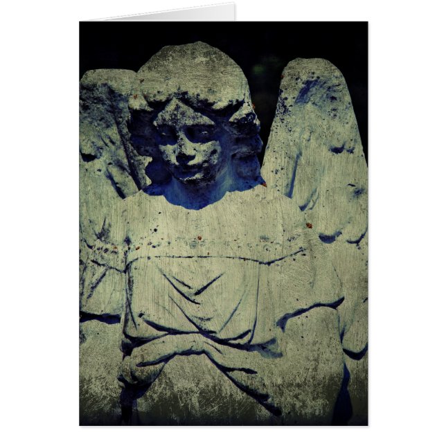 Cartão Anjo de Pedra Blues (Frente)