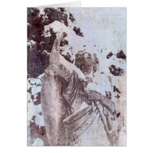 Cartão Anjo do inverno