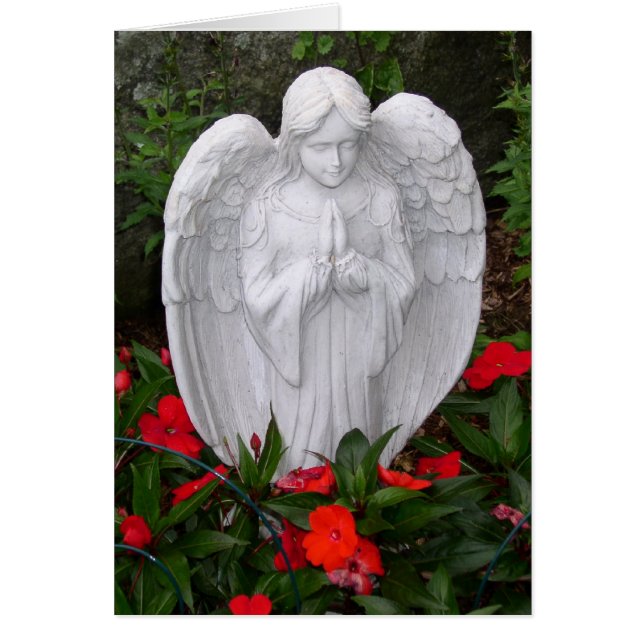 Cartão Anjo do jardim (Frente)