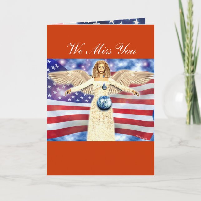 Cartão Anjo do soldado (Frente)