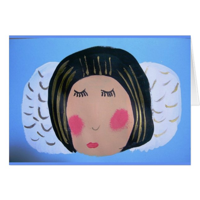 Cartão Anjo do sono no céu (Frente Horizontal)