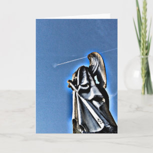 Cartão Anjo e Contrail