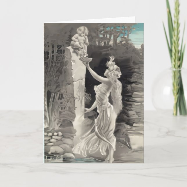 Cartão Anjo e Deusa do Dia dos Namorados  (Frente)