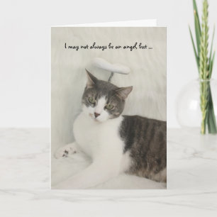Cartão Anjo engraçado/bonito