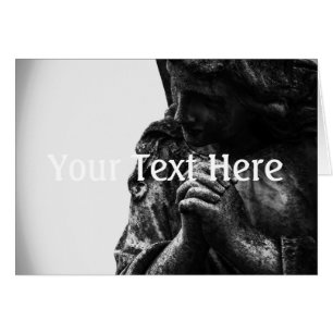 Cartão Anjo Falln na Oração