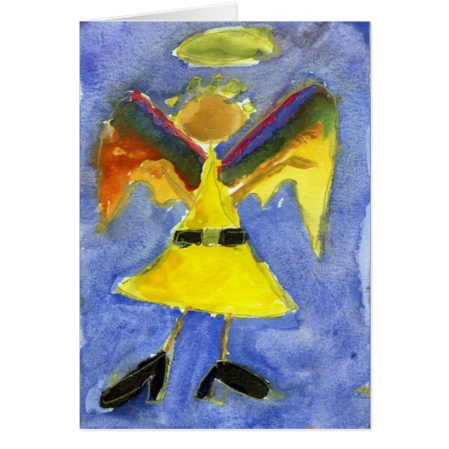 Cartão Anjo Funky (Frente)