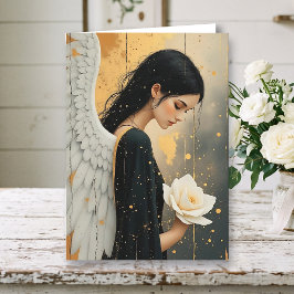 Cartão Anjo Gracioso Paz, Amor e Simpatia Sincera