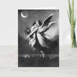 Cartão Anjo Guardião À Noite