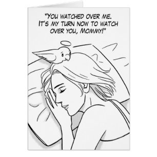 Cartão Anjo guardião da mãe