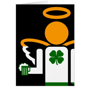 Cartão anjo irlandês
