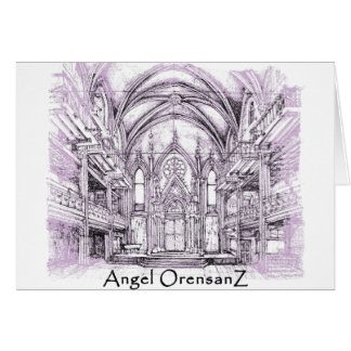 Cartão Anjo Orensanz