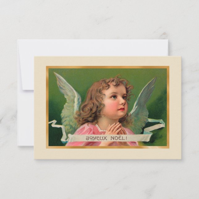 Cartão Anjo ou Convite para Noel do Joyeux (Frente)