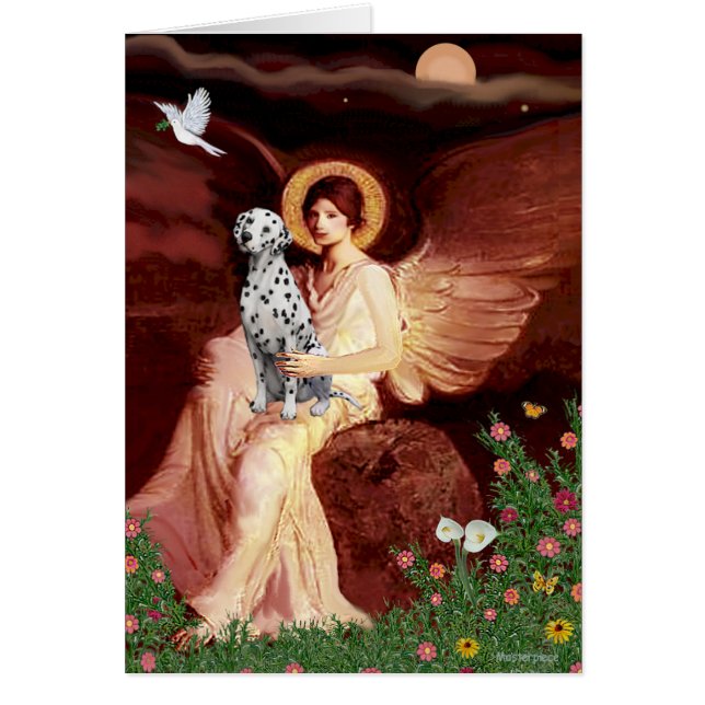 Cartão Anjo sentado - Dalmaciano (Frente)
