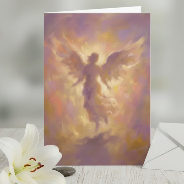 Cartão Anjo Simpatia Espiritual e Pensando em Você (Criador carregado)
