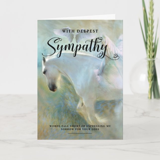 Cartão Anjo Wings é a mais profunda simpatia personalizad (Frente)