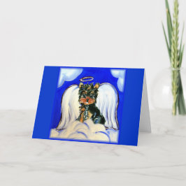 Cartão Anjo Yorkie Poo