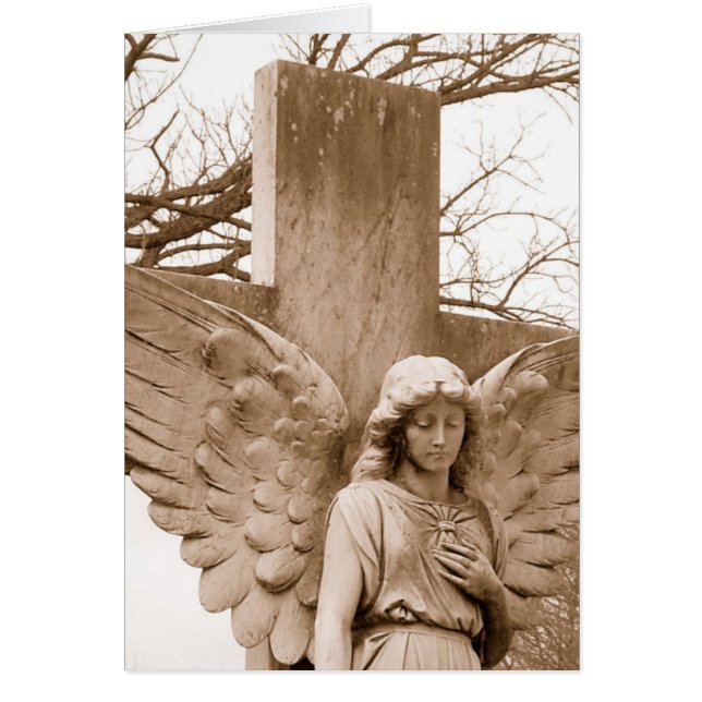 Cartão Anjos a vigiar-te (Frente)