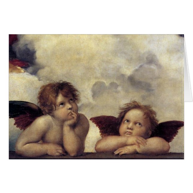 Cartão Anjos de Rafael (Frente Horizontal)